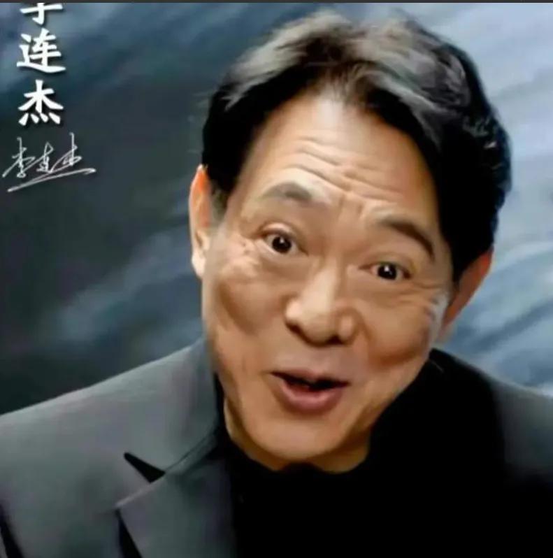 Jet Li has a weird smile on his face, it makes people scared when he