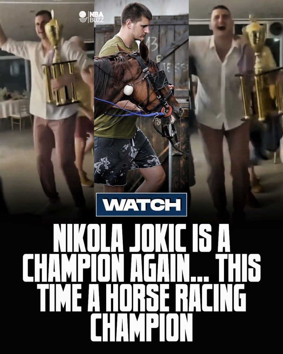 Jokic is happier to win the horse racing championship than to win the ...