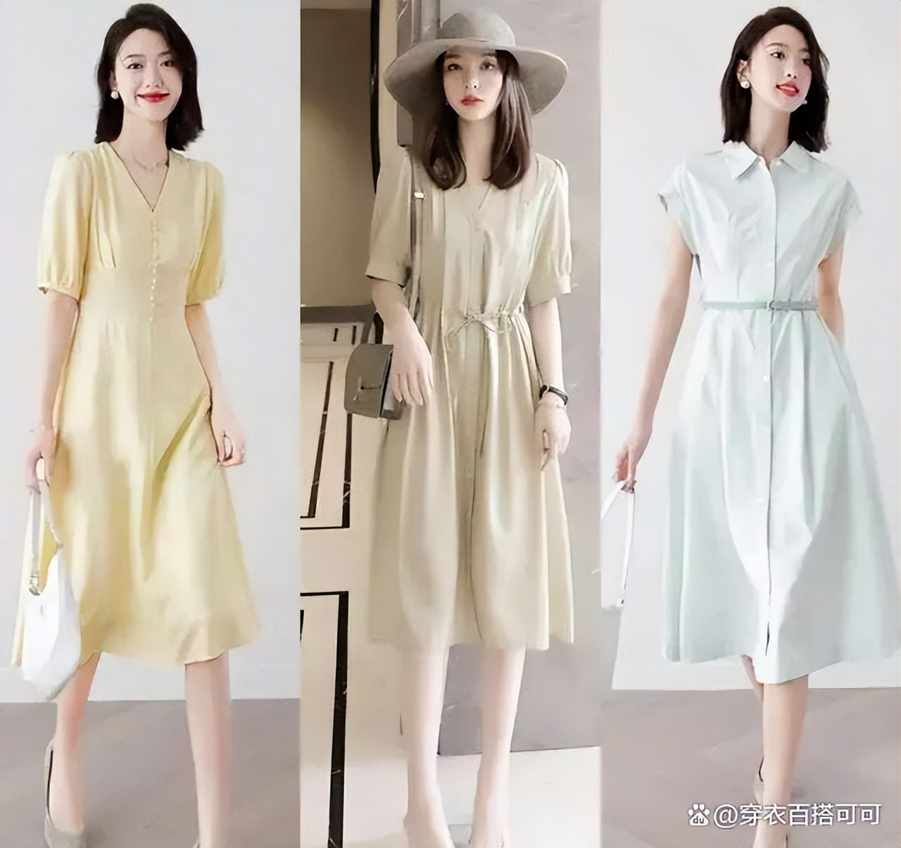 The basic model for summer, showing the charm of elegance and fashion ...