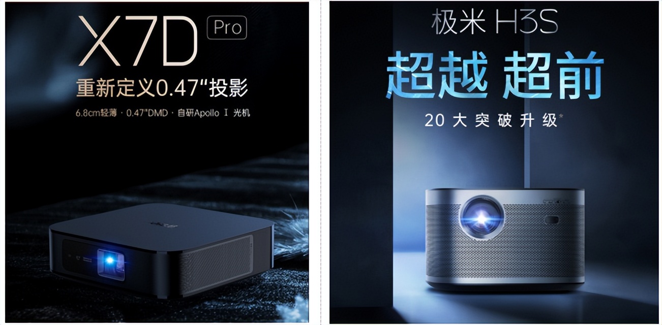 Evaluation of Home Projector Big Eye Orange X7D Pro and XGIMI H3S iMedia