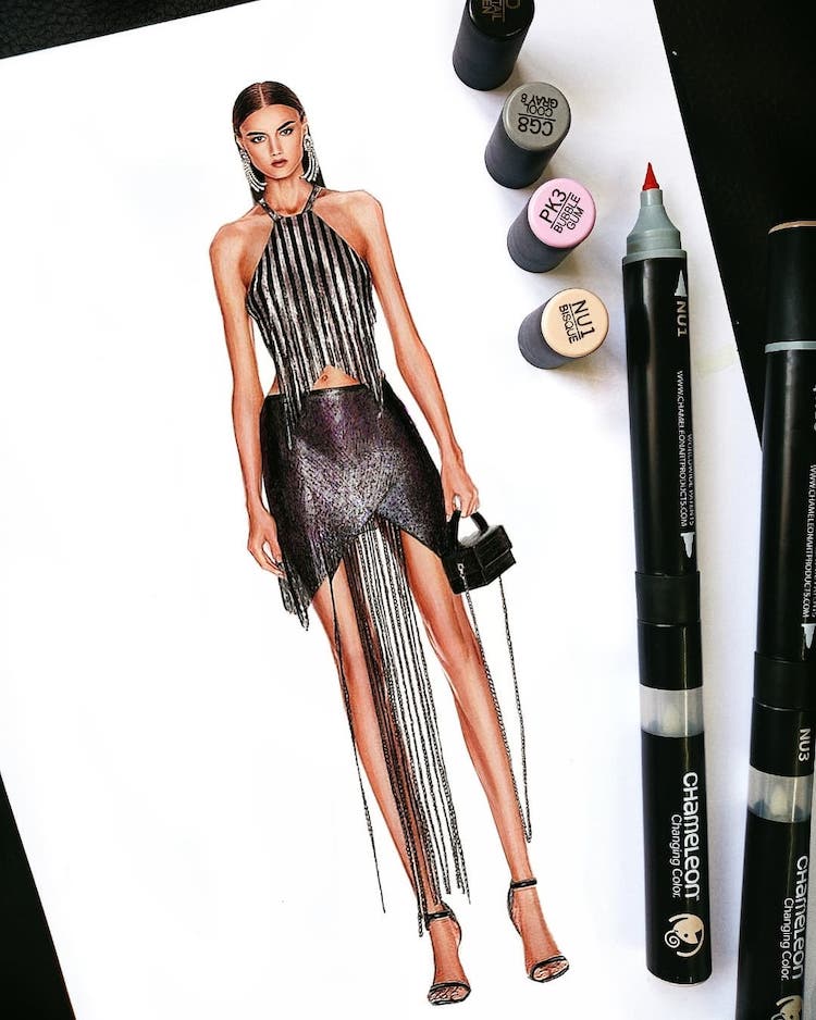 Realistic and beautiful fashion illustrations - iNEWS