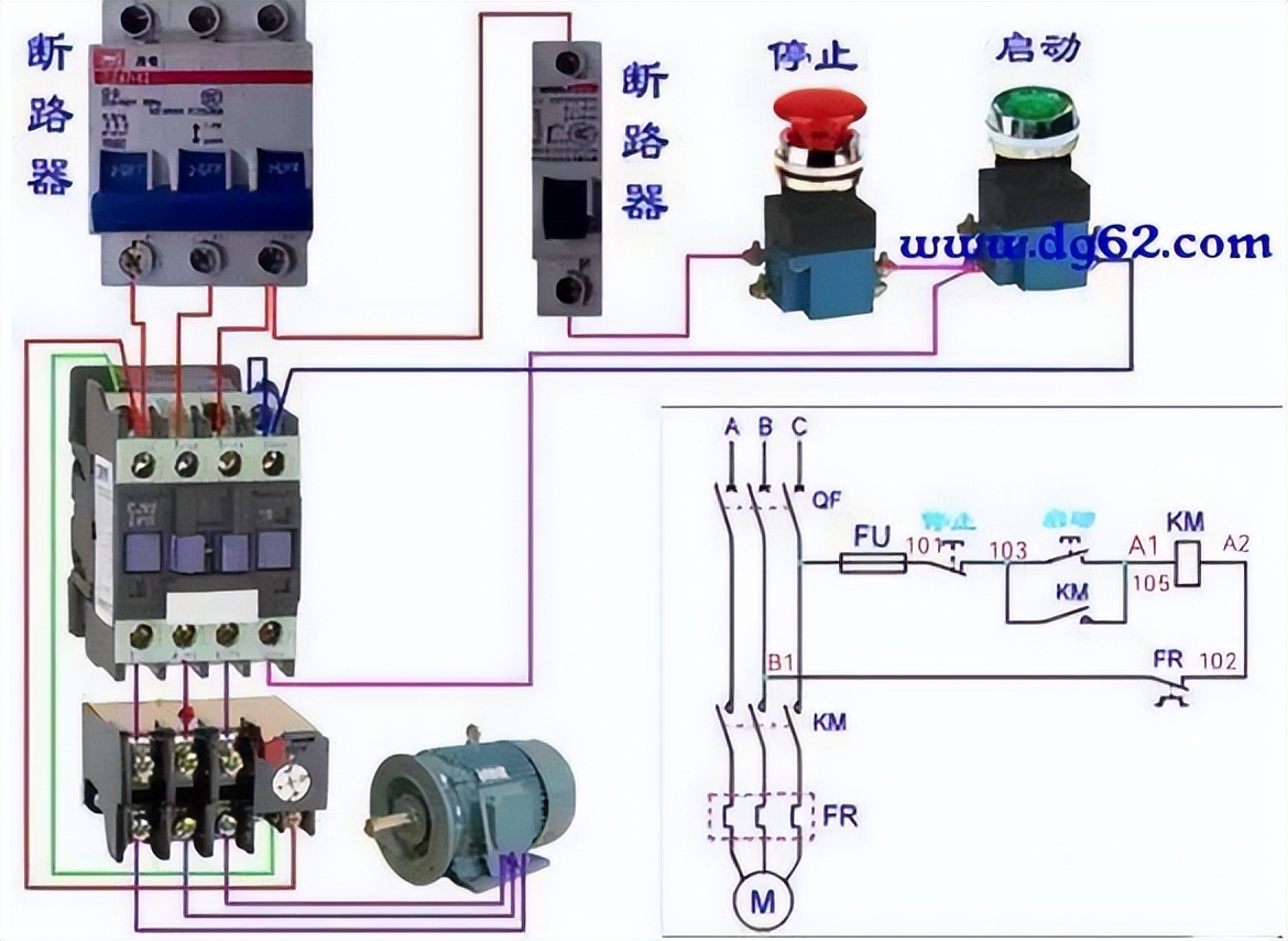 380v Threephase Contactor With Thermal Relay Wiring Diagram INEWS 