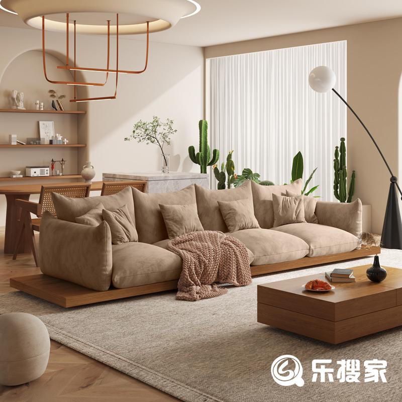 The sofa can be placed in multiple combinations. The sofa can be placed