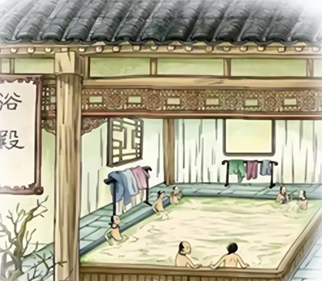 How did the ancients take a bath without shower gel, and there is still