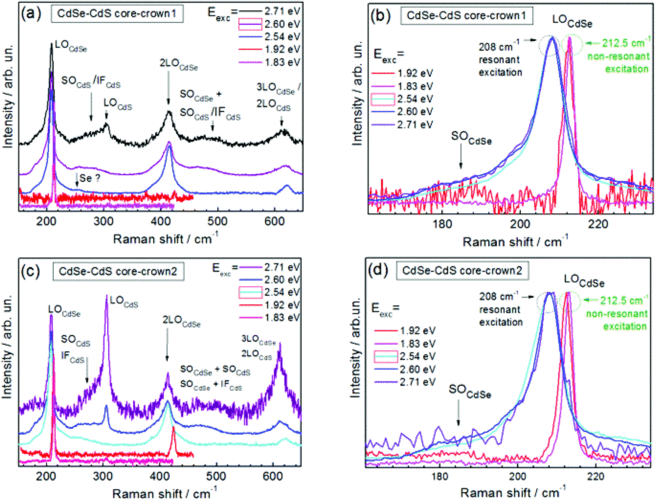 Phonon coupling—CdSe, CdS core and electrons in shell quantum dots - iMedia