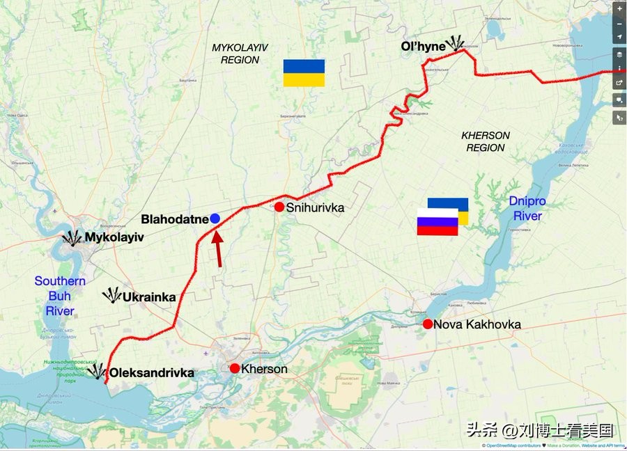 The latest situation!Russia launches an attack on the Nikolayev front