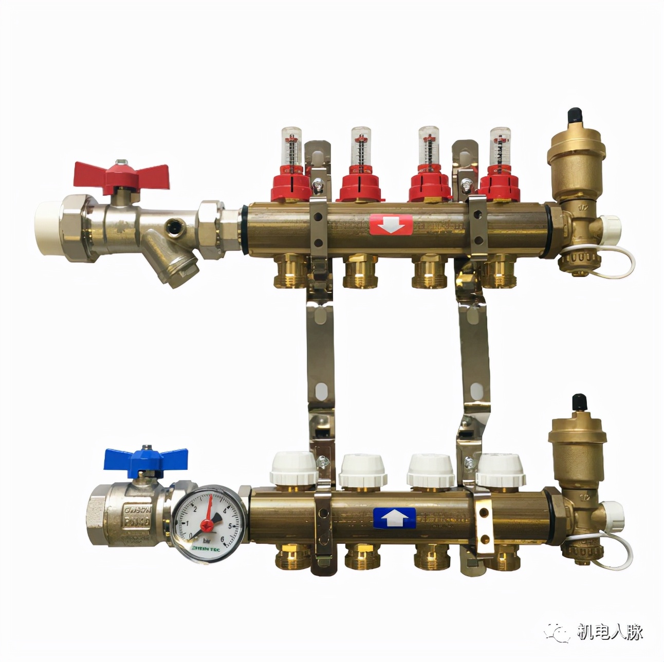 Introduction to the types of floor heating collectors (with pictures