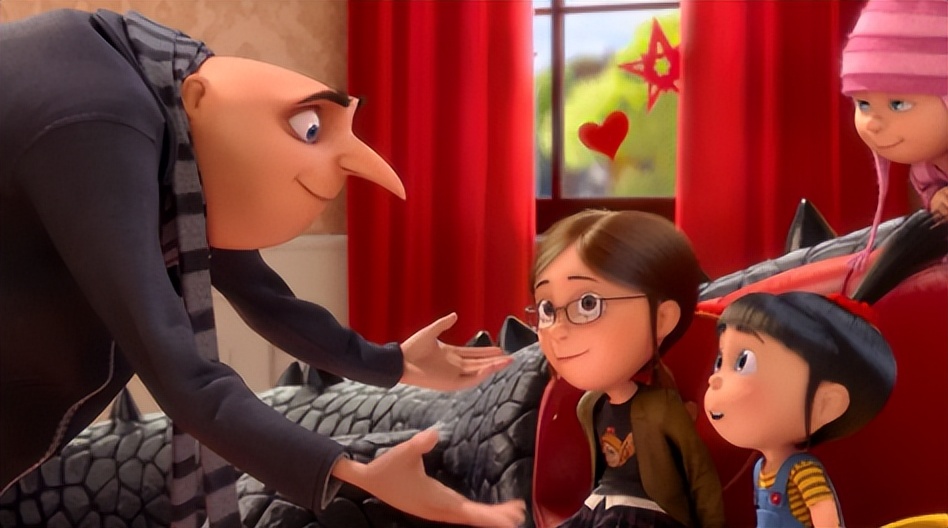 What happened to Gru's personality change in the movie 