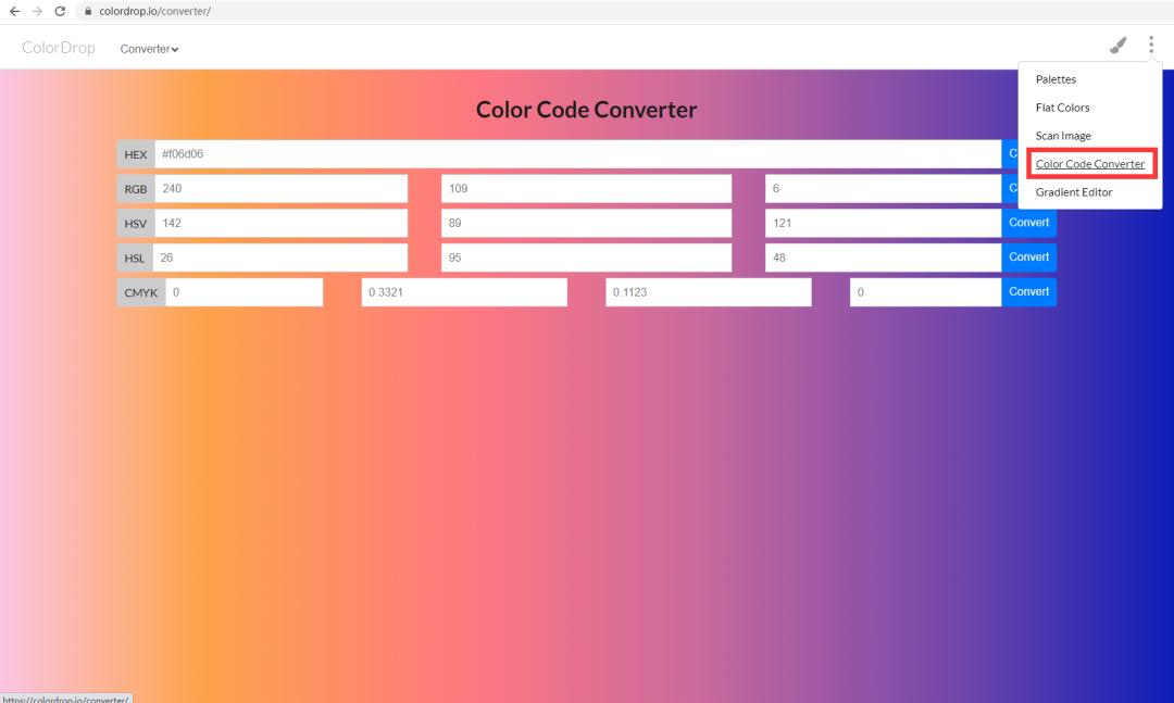 The ultimate color matching websiteColordrop iMedia