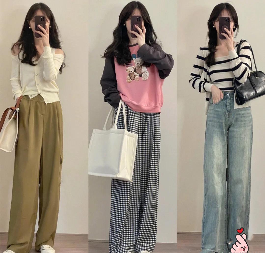 Colorful Fall Pants It looks good in autumn pants!These 18 sets are not identical, simple ...