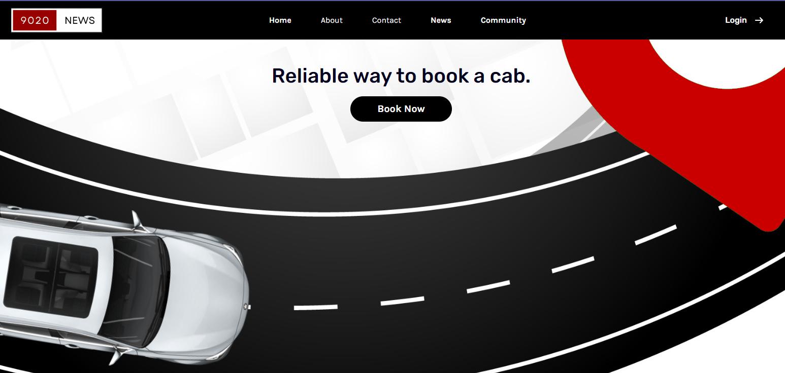Crossborder project display Made a car rental website iNEWS