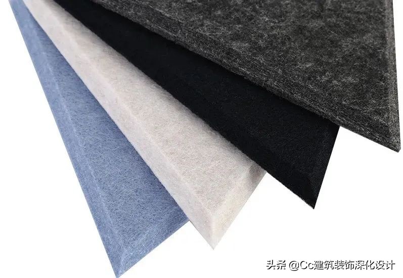 "Insulation material collection" glass wool, foam aluminum, sound