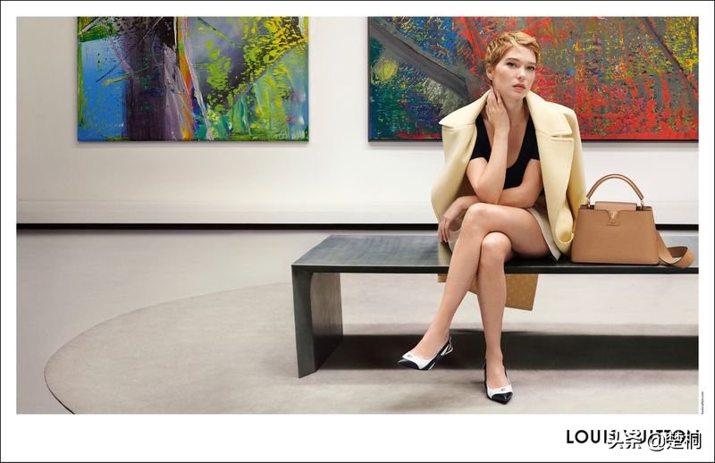 Léa Seydoux Daily — Lea Seydoux by Gerhard Richter for Louis
