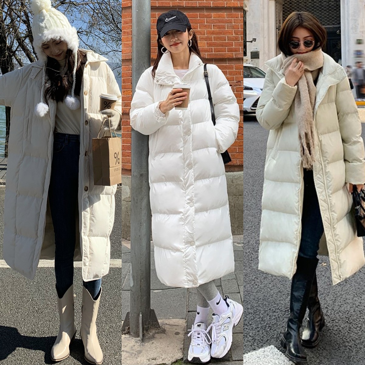 The late autumn of wearing "down jacket + trousers" is coming. Use