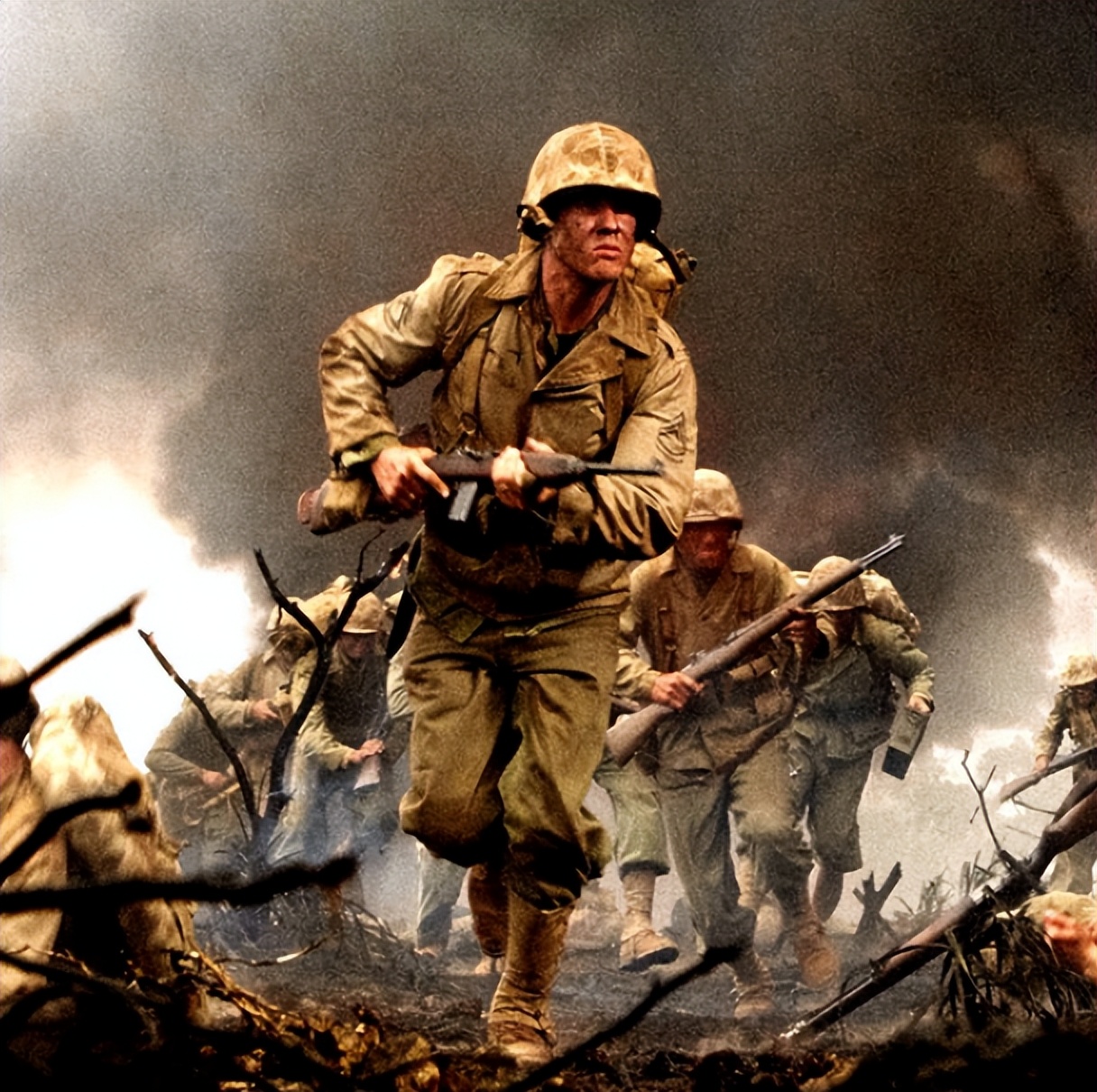 N brush this HBO World War II American drama, the most expensive World ...