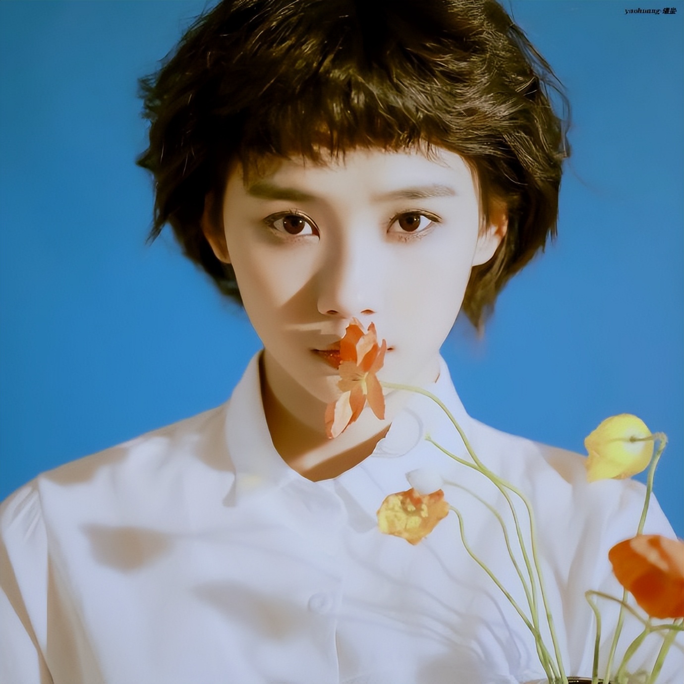 The short-haired actress in the film and television circle, Lu Zhaohua ...