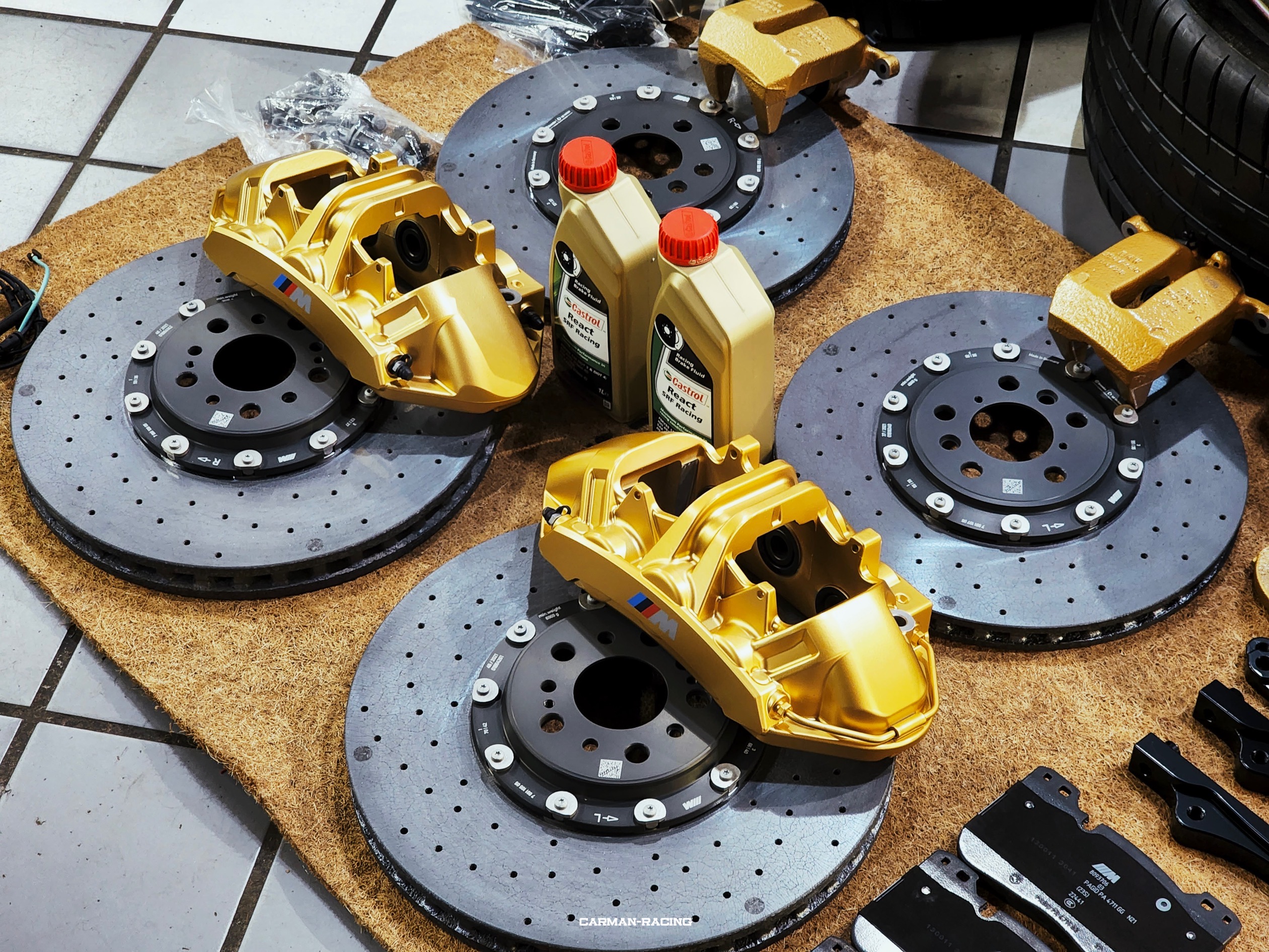 BMW · X3M upgrade BMW original carbon ceramic brake kit - iNEWS