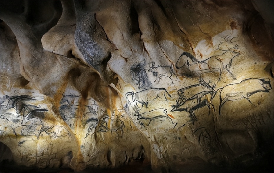 Prehistoric cave paintings in South Africa document the life, beliefs
