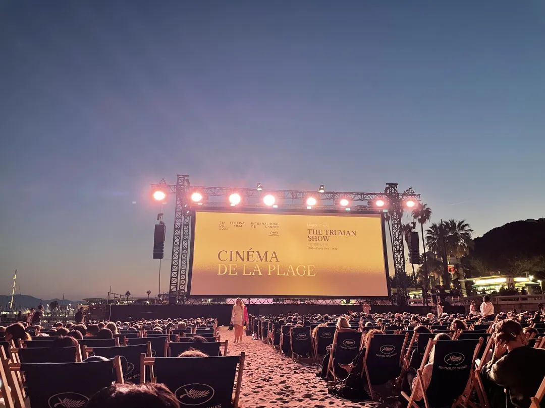 Affiche Originale Festival De Cannes 2022 - Spectacle Truman / Carrey, Grand Format Français