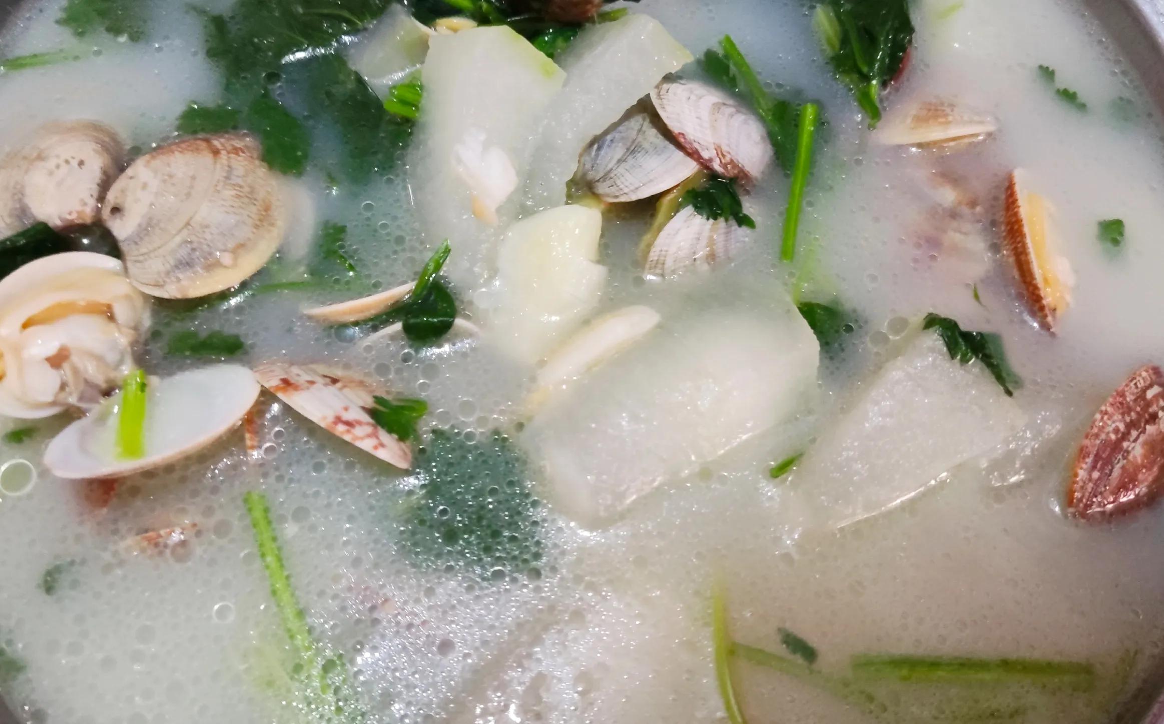 Winter melon flower armor soup is made in this way, which is delicious