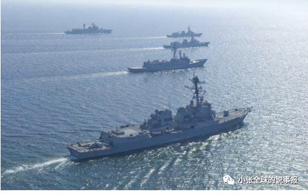 what's the situation?A large number of Chinese warships appear in the ...