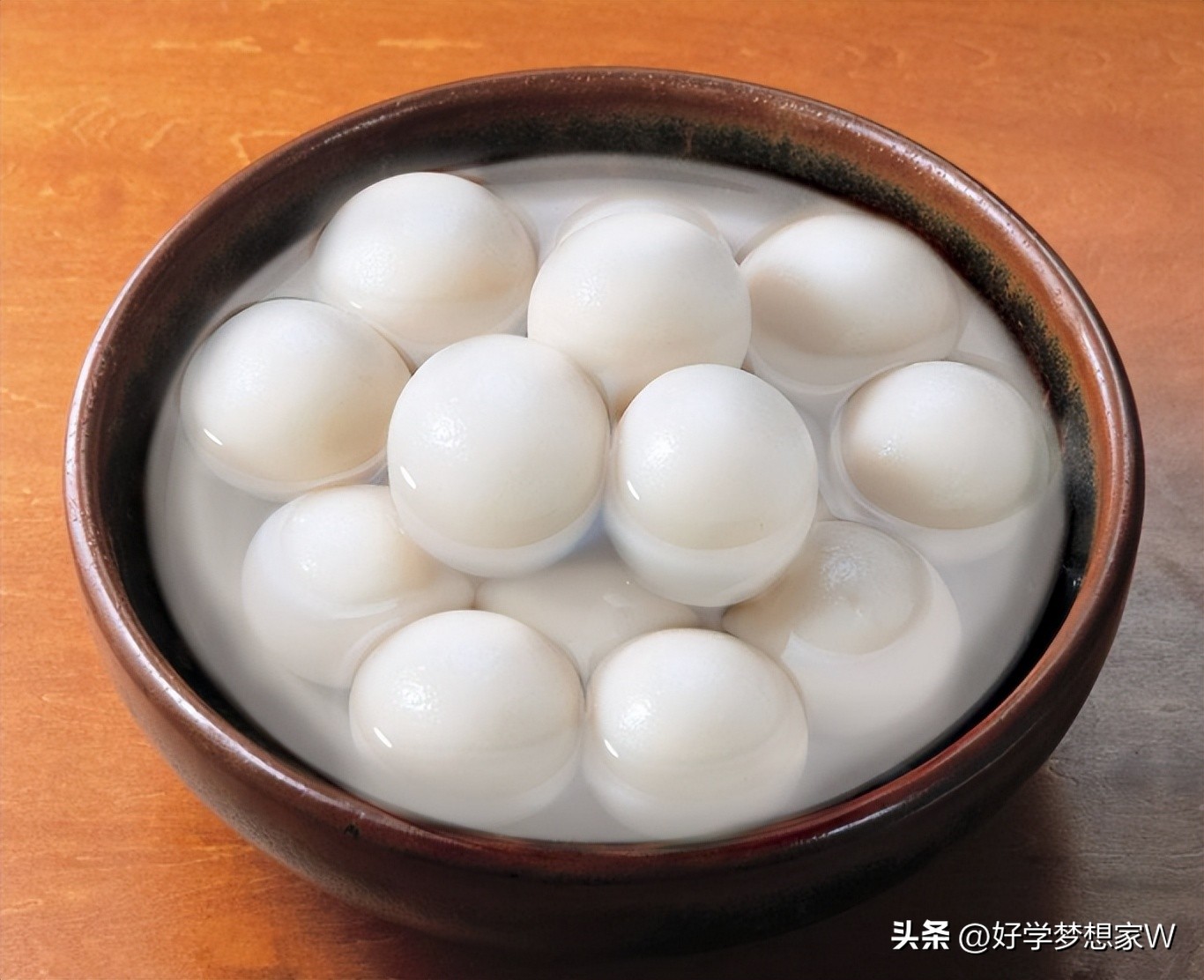 To cook glutinous rice balls, it is a big mistake to boil the water