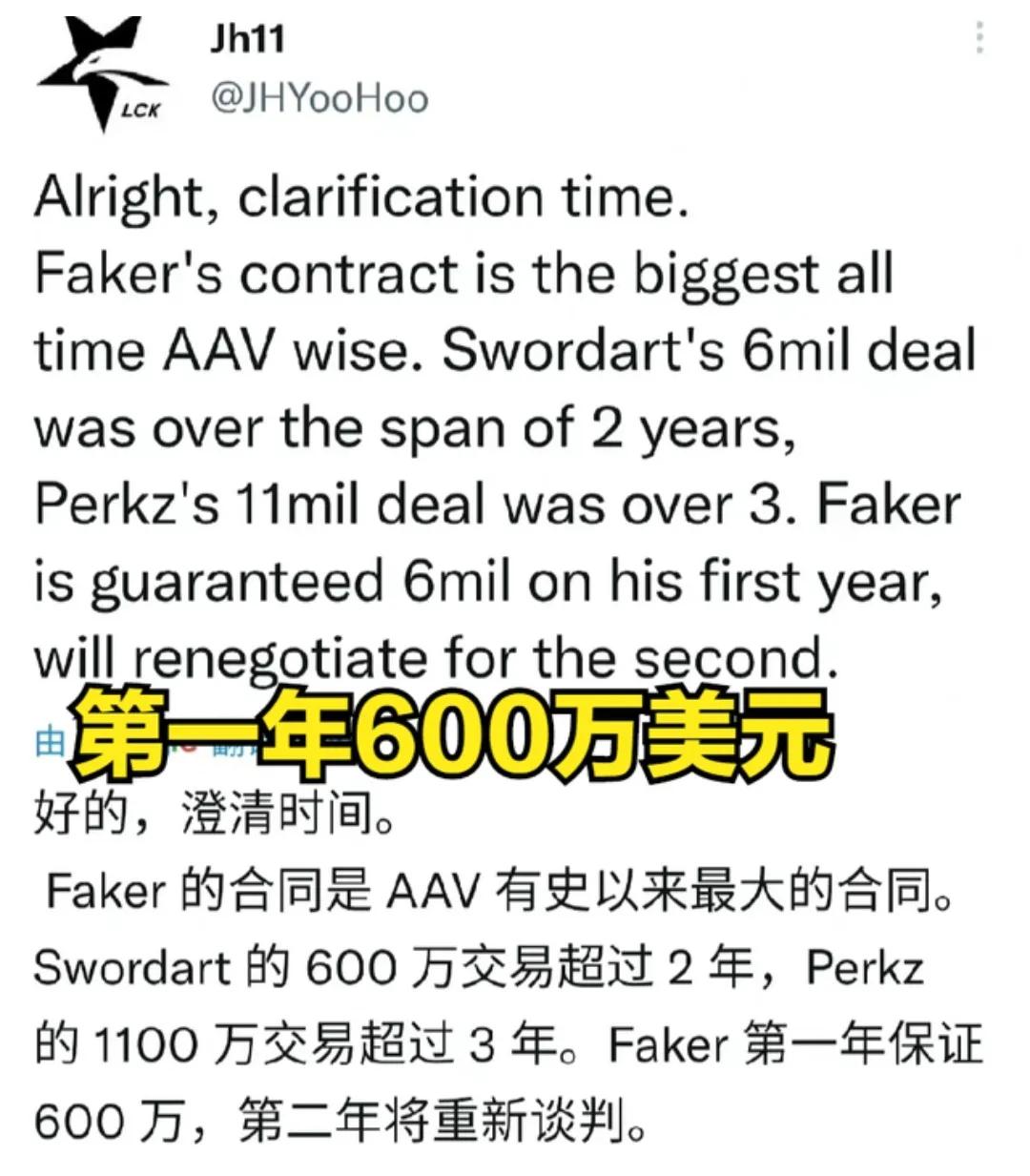 LOL's Biggest Contract Is Born!T1 And Faker Completed The Contract ...