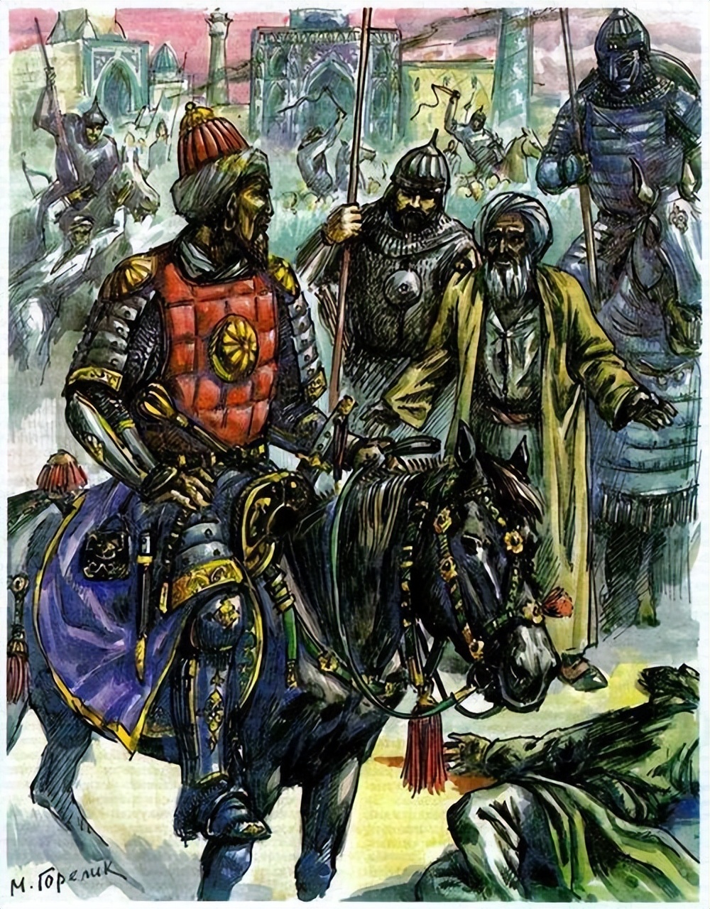 From the Timur Khanate to the Shah Rug-Ulugh Beg period, what changes ...