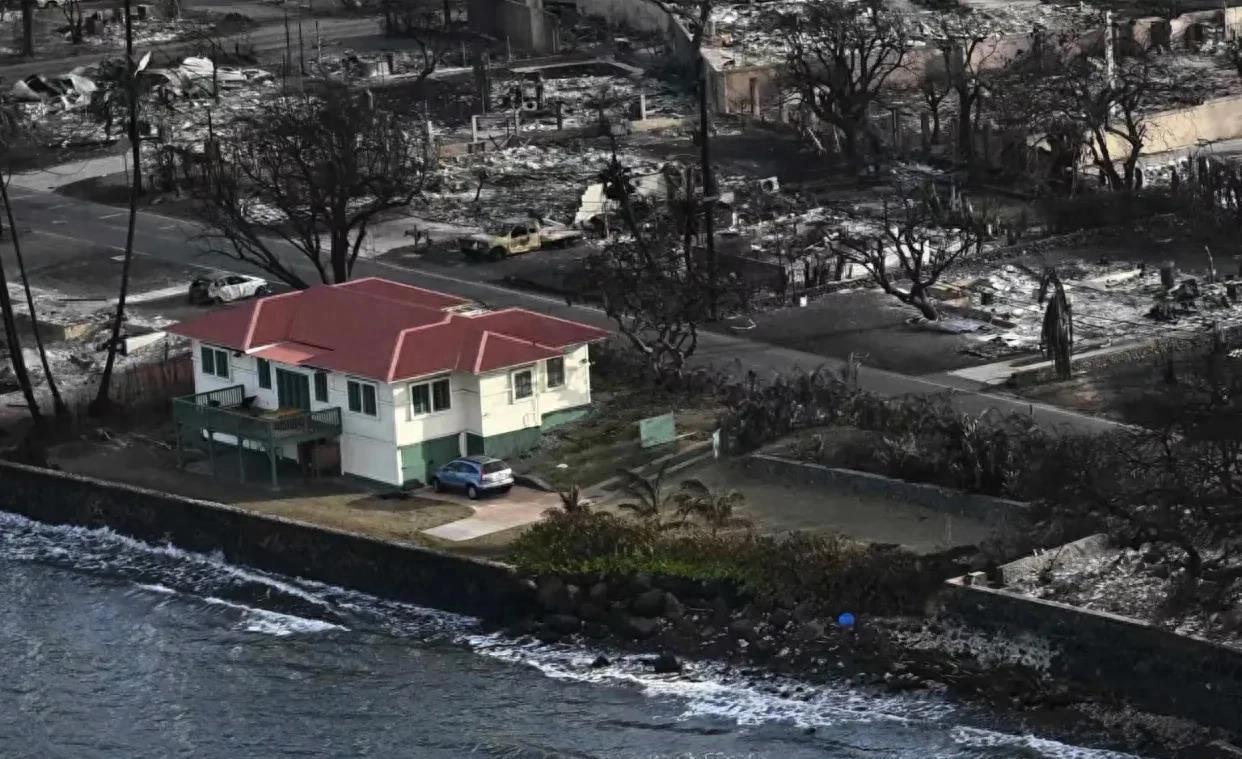 Hawaii Homeowner Description: Why did the red house survive the fire ...