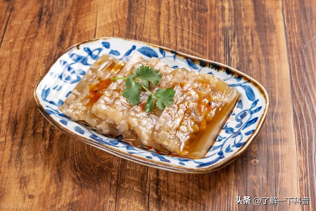 Manchu food pork skin jelly iMedia