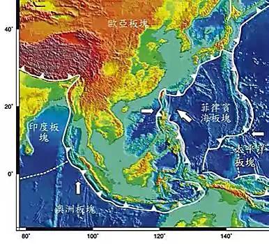 Three-dimensional topographic map of the South China Sea - iNEWS