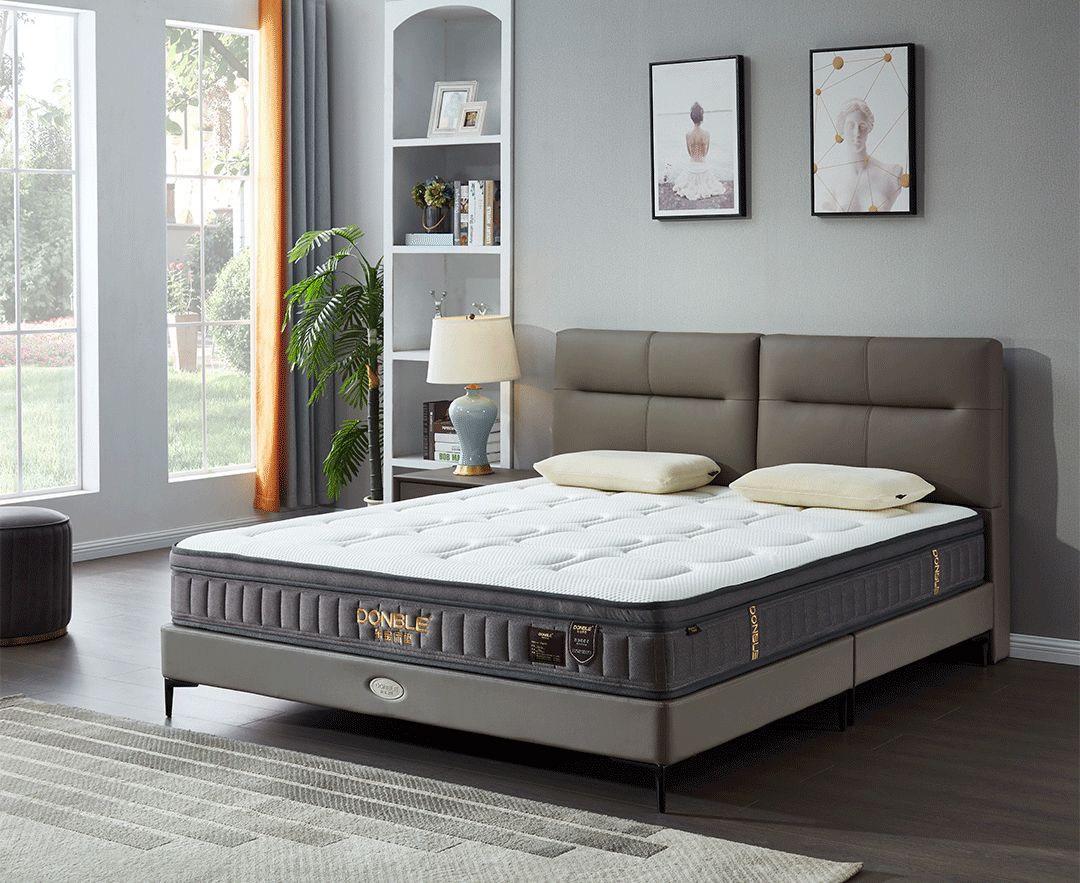 Choose a bed like this for a small bedroom, it looks good and doesn't
