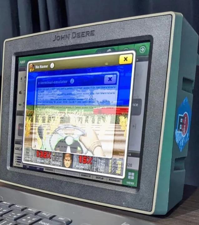 Hacker escapes John Deere tractor, runs Doom game iNEWS