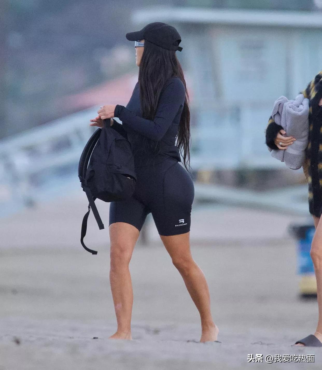 Kim Kardashian beach blockbuster, good figure at a glance - iNEWS