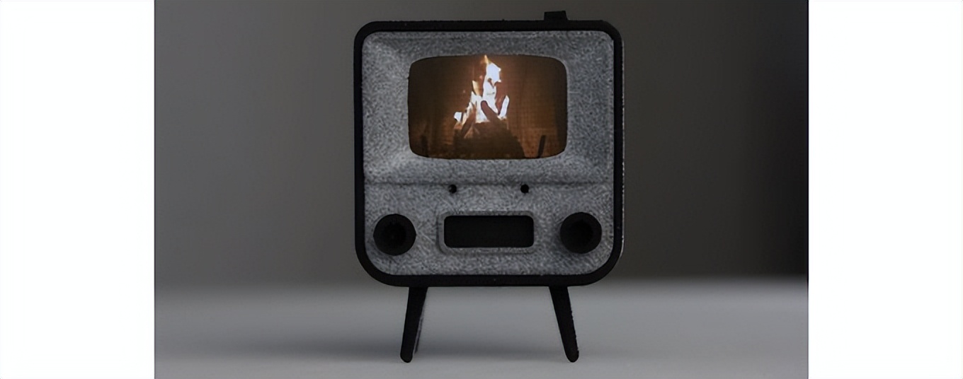 A mini TV with a small screen to 2.5 cm, equipped with a physical FM ...