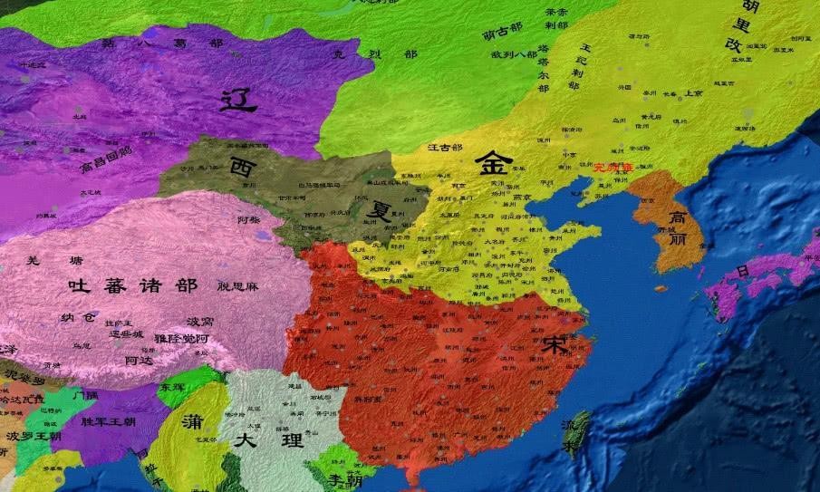 Why was the Song Dynasty divided into the Southern Song Dynasty and the