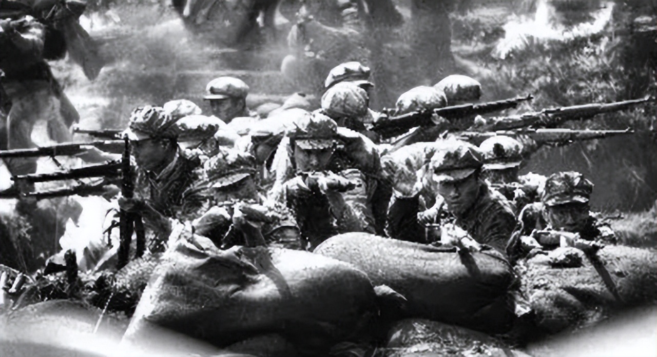 After the Long March of the Red 25th Army, a company of guerrilla ...