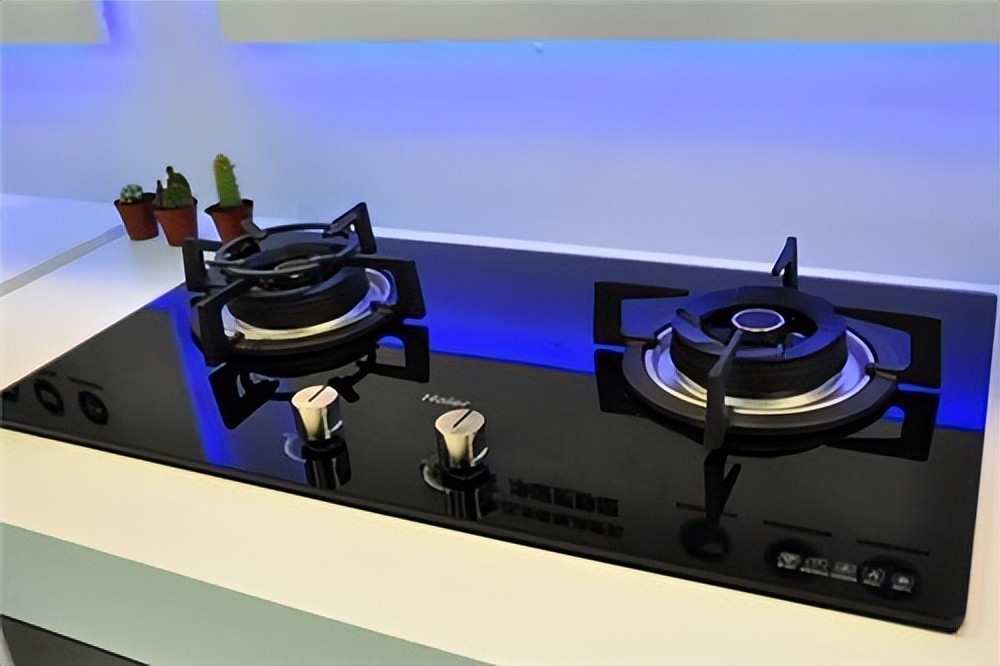 Don't move the "two iron pieces" under the gas stove, it looks