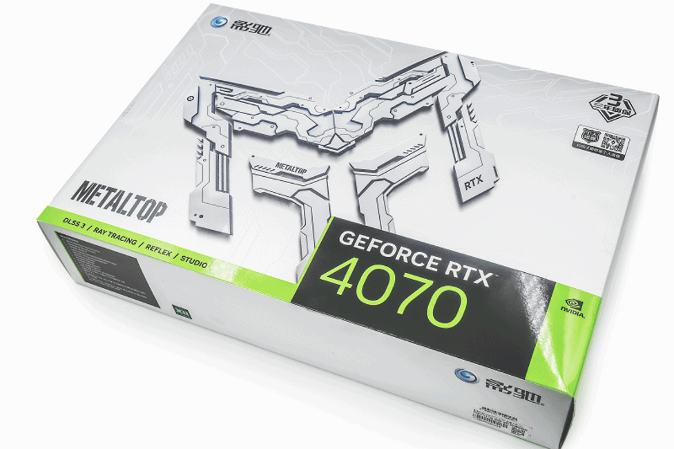 GALAXY (Galaxy) GeForce RTX4070 Metal Master OC 12G graphics card test ...