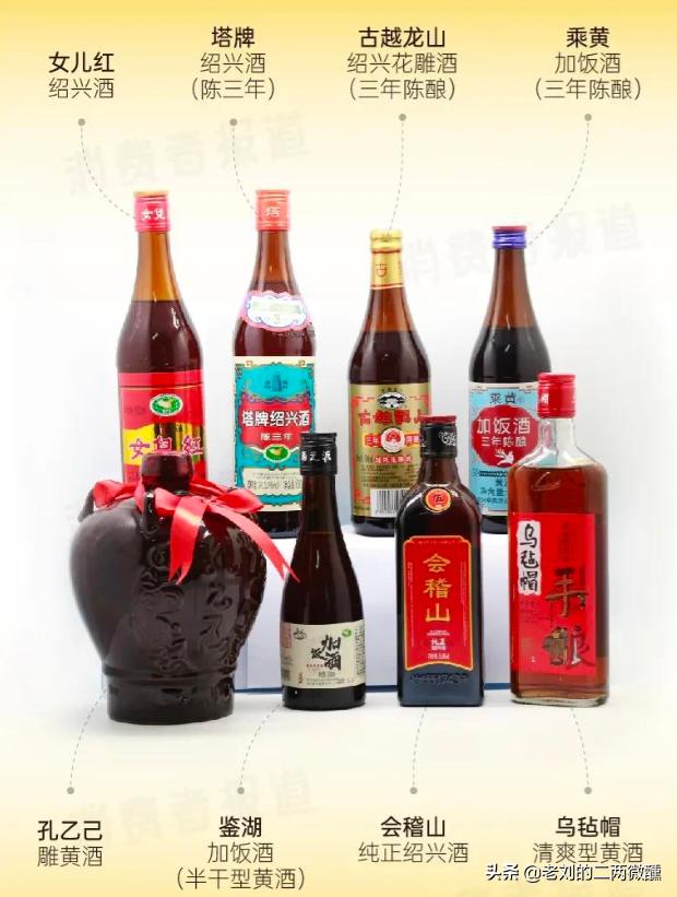 Ranking of the top ten rice wine brands in terms of taste, daughter red