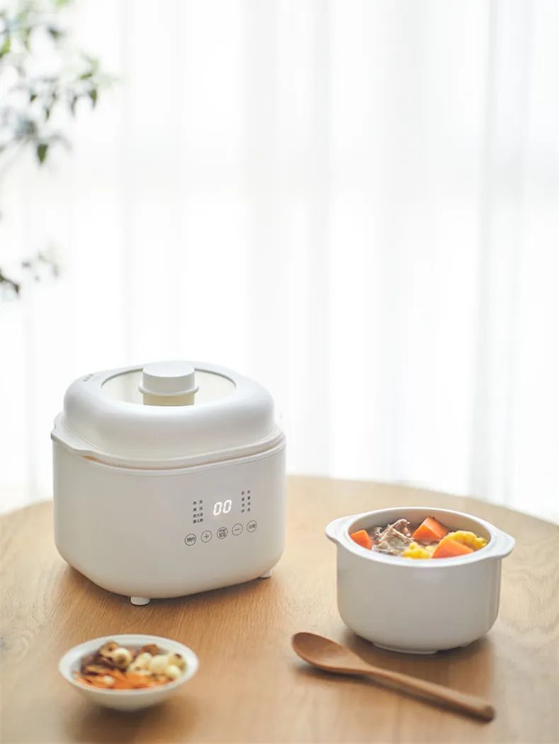 A musthave electric stew pot for soup lovers!One button to cook, no