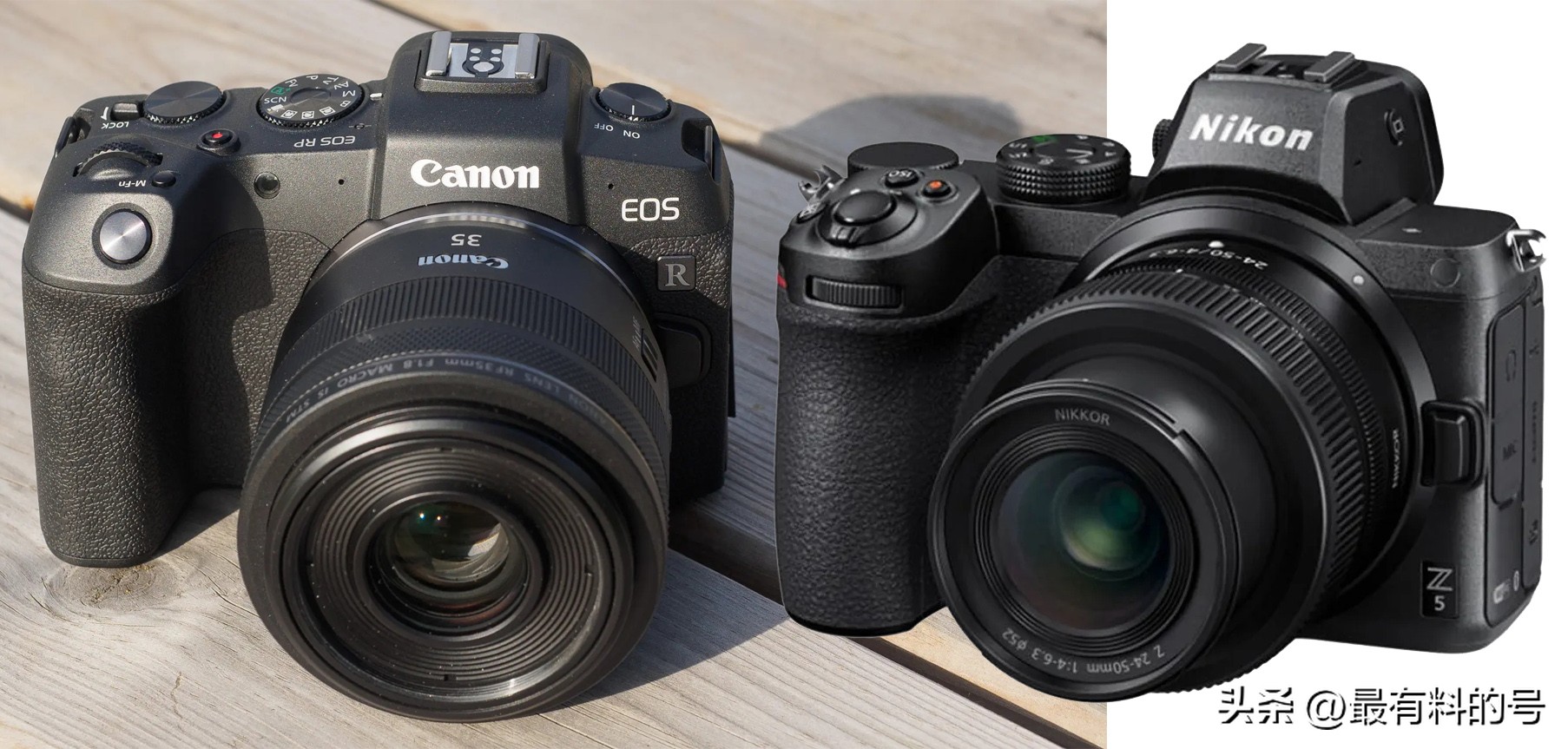 Horizontal comparison of two entry-level full-frame mirrorless cameras