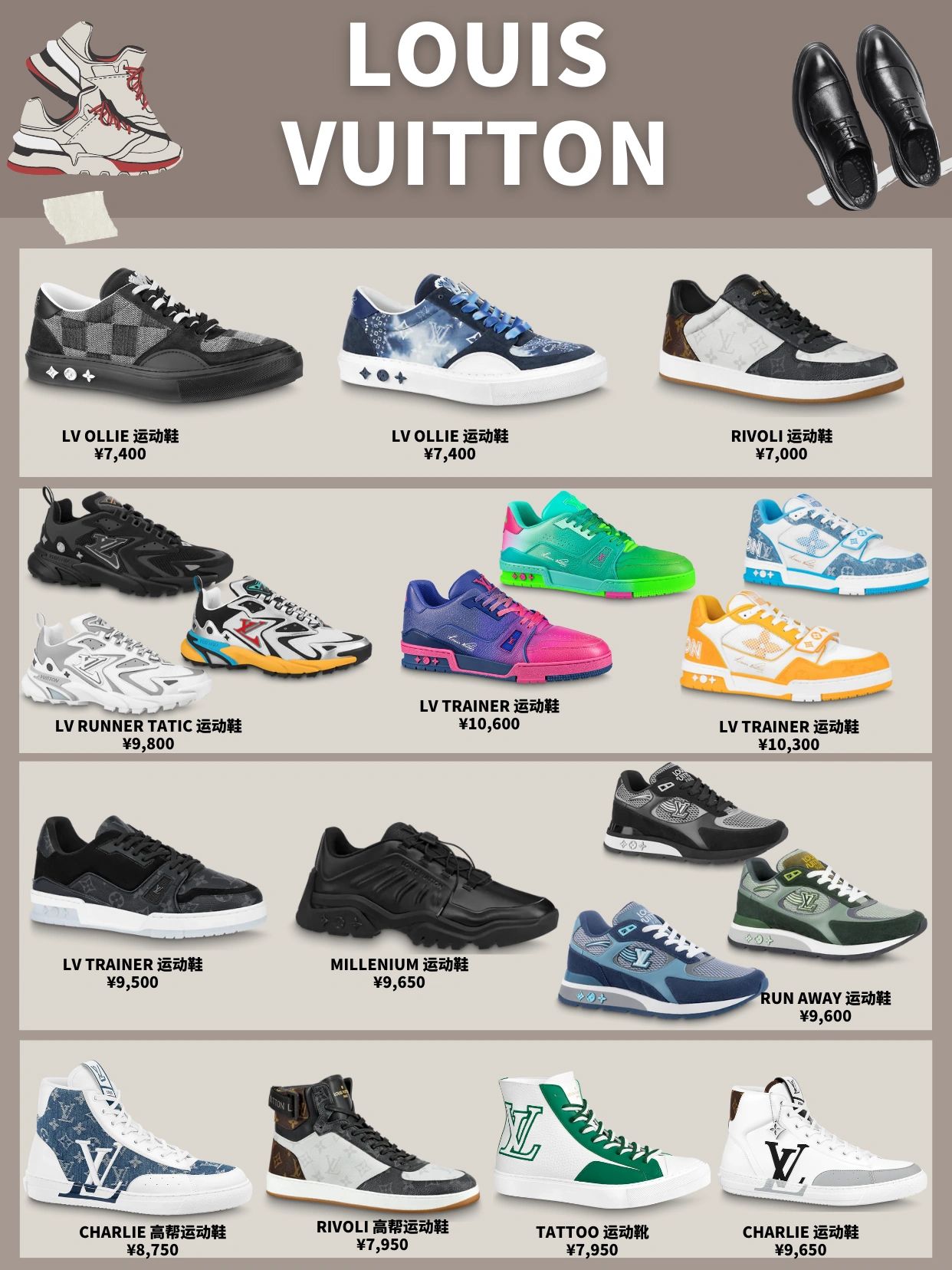 Which brands should I choose from when buying bigname shoes for my