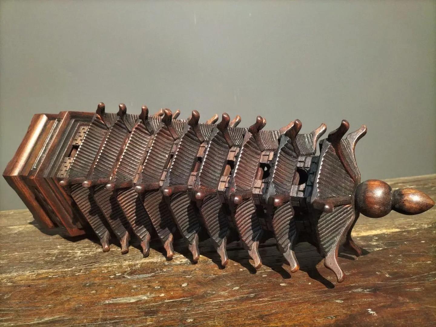 Collection of old rosewood pure handcarved iNEWS