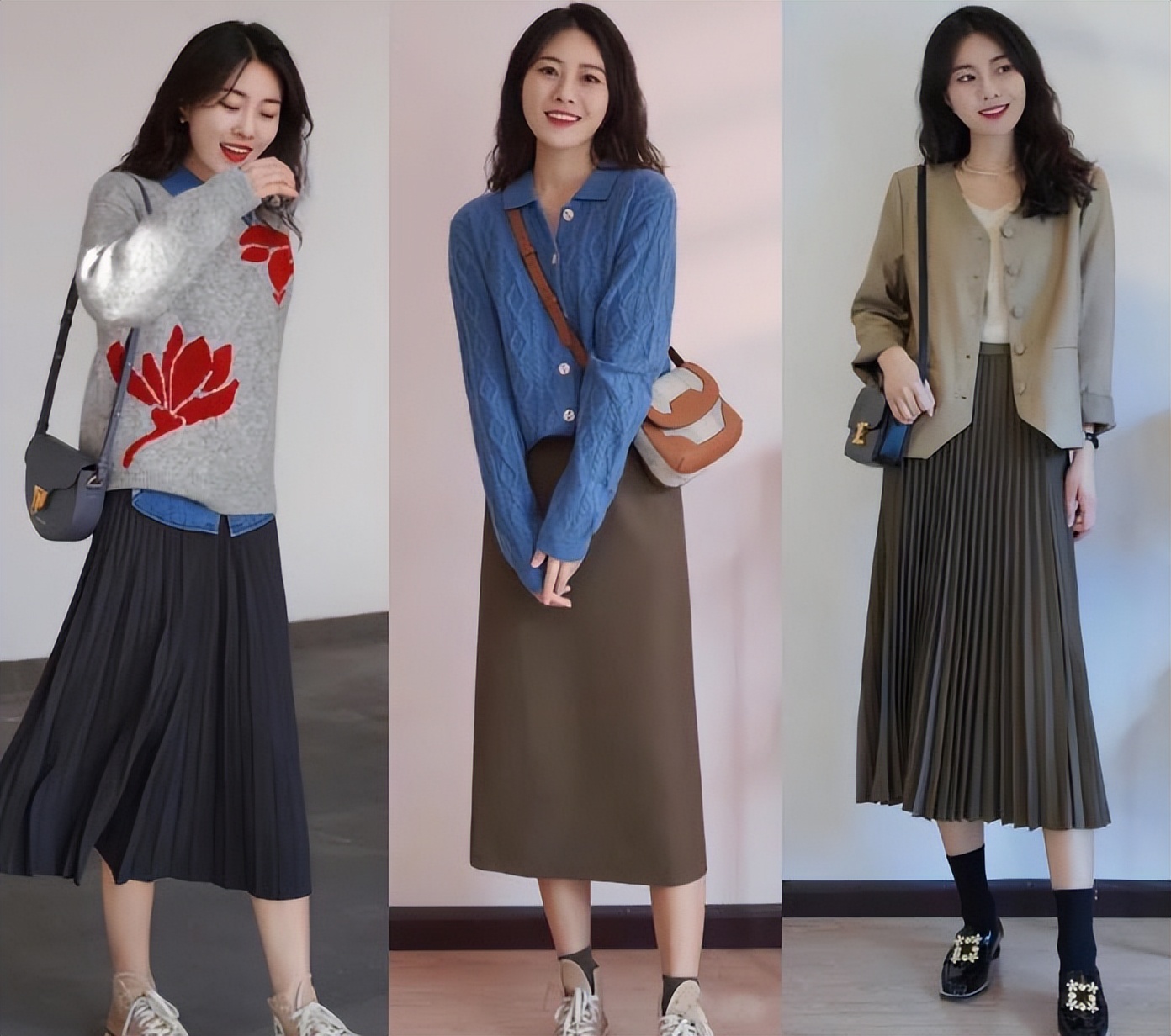 How to wear a skirt in autumn more attractive?Pay attention to these