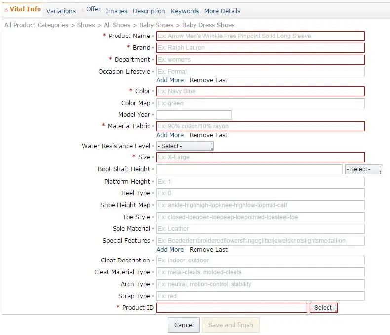 Analyze Amazon listing steps iNEWS