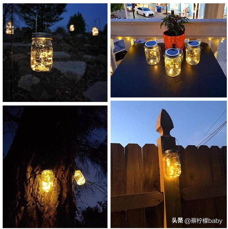 Share several solar lights that decorate the garden iNEWS
