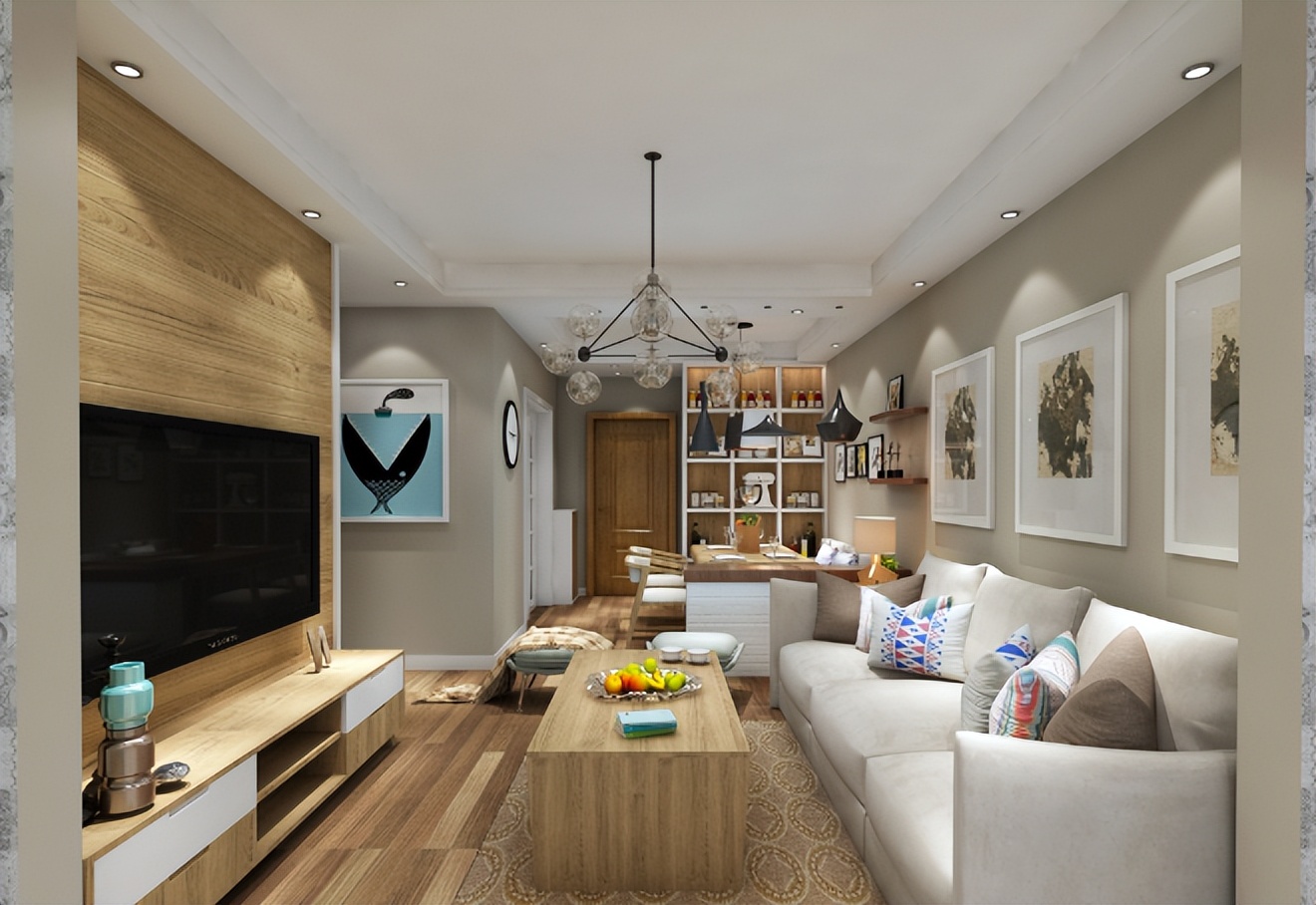 Aijiadi APP learn four ways to expand your living room iMedia