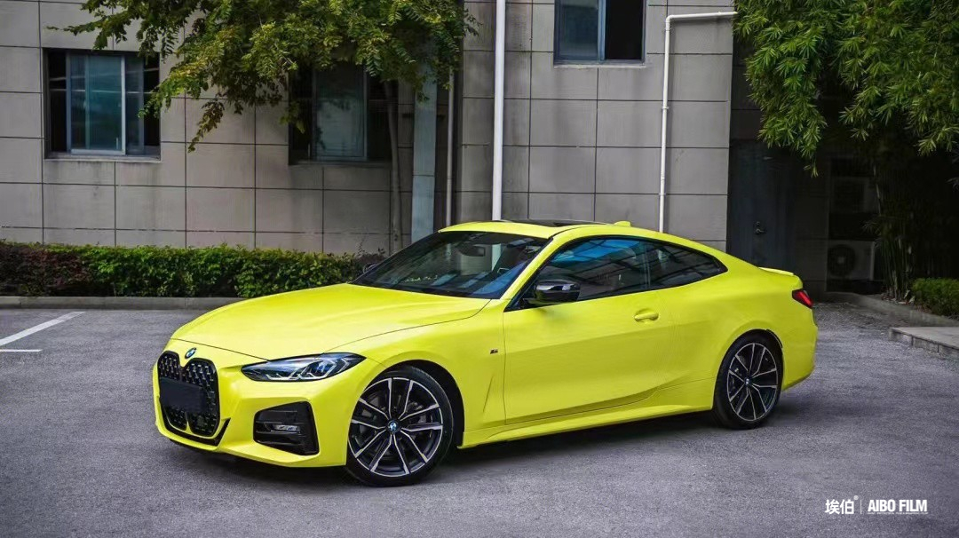 Eber Color Change Film PET St. Paul Yellow - BMW, yellow-green like a ...