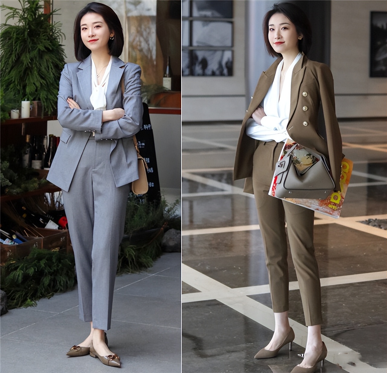 Try it out, it's still the best to wear "cigarette pants" in autumn and